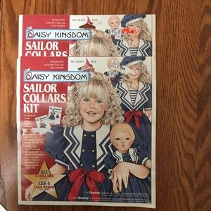 Daisy Kingdom sailor collar kit for Simplicity